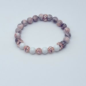 Pink Zebra Jasper Bracelet 💖Host Pick 💖